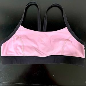 Lululemon sports bra, light purple and black, size 8/34c